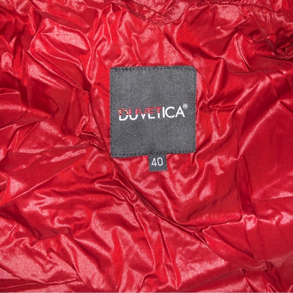 Duvetica Red Puffer Jacket - IT 40 - Picture 3 of 5